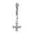 Emanuele Bicocchi Emanuele Bicocchi Single Earring Crest SILVER