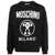 Moschino Moschino Organic Cotton Sweatshirt With Logo Print Black