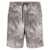 Emporio Armani Emporio Armani Printed Cotton Blend Shorts GREY