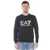 EA7 Ea7 Emporio Armani Sweatshirt Hoodie Black