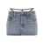 Alexander Wang Alexander Wang 'Prestyle Diamante Charm' Skirt BLUE