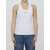 Patou Medallion-Embellished Cotton Tank Top WHITE