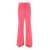 Stella McCartney 'Iconic' Salmon Pink Tailored Flared Pants In Stretch Wool Woman PINK