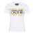 Versace Jeans Couture Versace Jeans Couture Cotton T-Shirt With Printed Logo BIANCO E ORO