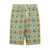 DRÔLE DE MONSIEUR Drôle De Monsieur Green Cotton Faience Shorts GREEN