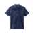 Woolrich Woolrich Tropical Overdyed Polo MARITIME BLUE FLWR