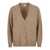 C.T.PLAGE C.T.Plage Wool V-Necked Cardigan Brown