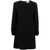 P.A.R.O.S.H. P.A.R.O.S.H.  Long-Sleeved A-Line Mini Dress Black