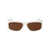 GCDS Gcds Sunglasses 21E BIANCO/MARRONE