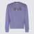 MAISON KITSUNÉ Maison Kitsuné Purple Slate Cotton Flower Lettering Sweatshirt PURPLE SLATE