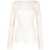 LOW CLASSIC Low Classic Transparent Yarn Boat-Neck Knit Clothing BEIGE