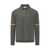 Thom Browne Thom Browne Striped Polo Shirt In Virgin Wool GREEN