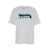 MAISON KITSUNÉ T-Shirt Oversize Con Stampa Logo Floreale In Cotone Bianco Uomo WHITE