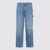 AMISH Amish Blue Cotton Jeans BLUE