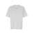 DRÔLE DE MONSIEUR 'Slogan Classique' White Classic T-Shirt With Logo Print In Cotton Blend Man WHITE