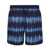 A.P.C. 'Bobby' Blue Swim Trunks With Tie-Dye Print And Drawstring In Nylon Man BLUE