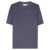 OFFICINE GENERALE Officine Générale Ss T-Shirt Piece Dyed French Linen Clothing BLUE