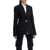 THE ATTICO Wool Gabardine Blazer BLACK