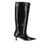 Ganni GANNI BLACK NAPLACK SLOUCHY BOOT Black