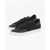 Heron Preston Canvas Low Top Sneakers With Leather Detail Black