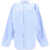 Balenciaga Asymmetric Shirt SKY BLUE/WHITE