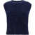 Fabiana Filippi Diamond Stitch Top BLU NOTTE