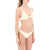 THE ATTICO Ribbed Lycra Bikini Set With MILK