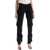 THE ATTICO Essie Flared Cargo Pants BLACK