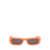 Flatlist Flatlist Bricktop Solid Sunglasses In Orange ORANGE