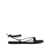 TOTÊME TOTEME Leather Flat Sandals Black