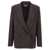 Stella McCartney Stella McCartney Double-Breasted Wool Blazer BROWN