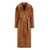 Herno Herno Faux Fur Coat Brown