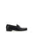 Tom Ford Black Slip-On Loafers With Chain Detail In Croco Effect Leather Man Black