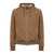 PROLEATHER Proleather Goatskin Suede Hooded Jacket BROWN