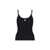 Courreges Reedition Courreges Reedition Logo Ribbed Tank Top Black