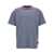 Palm Angels Palm Angels 'Neck Logo' T-Shirt GRAY