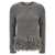 Stella McCartney Fringed sweater Gray