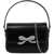 Self-Portrait Smooth Leather Micro Handbag In 10 Words BLACK