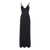 Elisabetta Franchi Long black knitted dress Black  