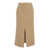 Fay Long skirt with slit Beige