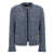 Valentino Garavani Valentino tweed short jacket Blue