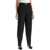 Ganni Striped Tapered Trousers BLACK