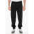 Neil Barrett Neoprene Loose Fit Joggers With Visible Stitching Black