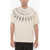 Neil Barrett Easy Fit Crew-Neck T-Shirt With Print Beige