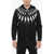 Neil Barrett Slim Fit Fairisle Thundelbolt Neoprene Hoodie Black