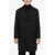 Neil Barrett Slim Fit Single Breasted Coat Black