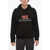 Neil Barrett Easy Fit Cotton Sex Education Hoodie Black