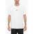 Neil Barrett Slim Fit Crew-Neck T-Shirt With Heart Embroidery White