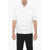 Neil Barrett Short Sleeved Boxy Fit Shirt With Double Breast Pocket White