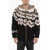 Neil Barrett Boxy Fit Wool Sweater With Hood Beige